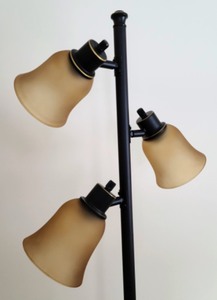 lot 58 image: Dark Bronze Floor Lamp
