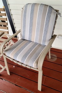 lot 63 image: Pair of Patio Chairs