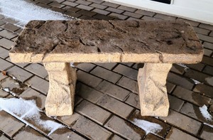 lot 69 image: Cement Garden Bench