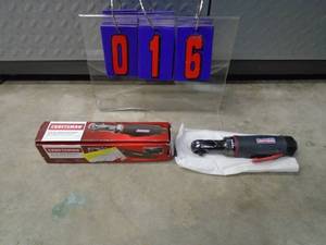 Craftsman 14 air ratchet. Appears new in box. As shown.