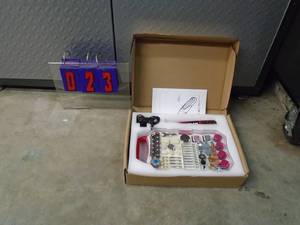 New Toolman cordless rotary tool & bit set. Was a show display. As shown.