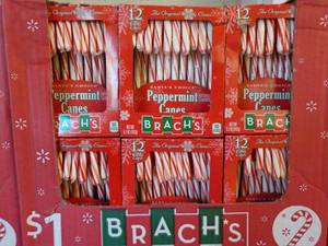lot 101 image: Case of Brachs Peppermint Candy Ca...