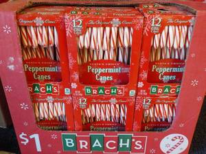 lot 102 image: Case of Brachs Peppermint Candy Ca...