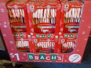 lot 103 image: Case of Brachs Peppermint Candy Ca...