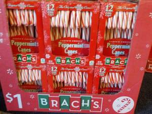 lot 104 image: Case of Brachs Peppermint Candy Ca...