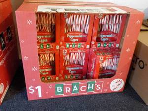 lot 106 image: Partial Case Brachs Peppermint Can...