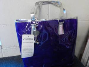 lot 109 image: Ashro Purple Bag new with tags 16 ...