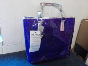 lot 113 image: Ashro Purple Bag new with tags 16 ...
