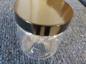lot 120 image: 24 - 4 oz Plastic Jars with Lids...