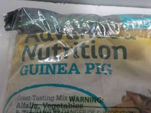 lot 126 image: 8 lb. bag Wild Harvest Guinea Pig F...