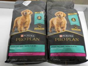 lot 127 image: 2 - 6 lb. Bags Purina Proplan Puppy...