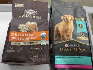 lot 128 image: 1 - 6 lb. Purina Proplan and 1 - 4 ...