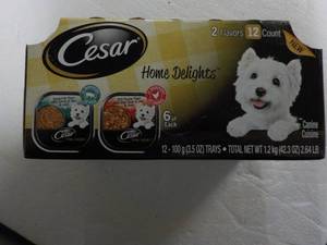 lot 160 image: Cesar 12 Count Canine Cuisine...