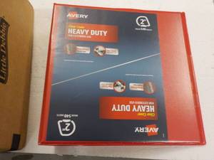 lot 174 image: 6 Avery Heavy Duty Binders...