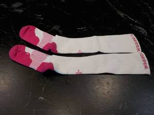 lot 92 image: Womens size M Compression Socks...