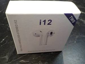 lot 80 image: True Wireless Stereo i12 Ear Buds...