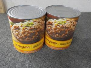 lot 199 image: 2 - 7 lb. Cans Del Pasado Refried B...