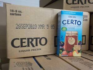 lot 268 image: 2 Cases 16-6 oz Ctns Certo Liquid P...