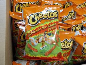 lot 281 image: 3 Cases Cheetos Flamin Hot Limon Cr...