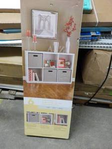 lot 326 image: Closet Maid 6 Cube Cubbie- needs as...