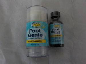 lot 21 image: Miracle Plus Foot Genie Balm and Se...