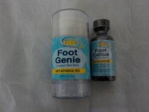 lot 22 image: Miracle Plus Foot Genie Balm and Se...