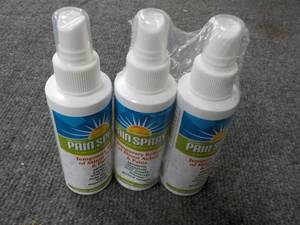 lot 24 image: 3 Bottles Pain Spray...