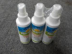 lot 25 image: 3 Bottles Pain Spray...