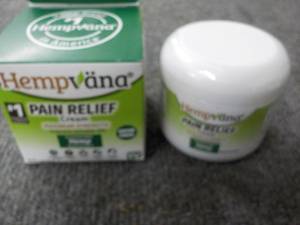 lot 26 image: Hempvana 4 oz Jar Pain Relief Cream...