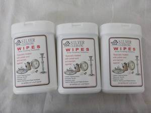 lot 41 image: 3 Containers Silver Cleaning Wipes ...