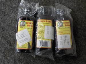lot 48 image: 3 bottles Coyote Urine...