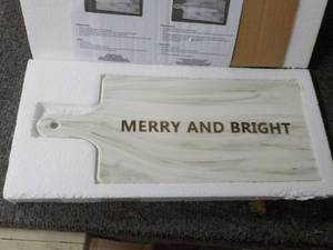 lot 375 image: Set of 2 Merry and Bright Rectangul...