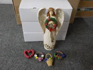 lot 385 image: 3 Sets of 9 tall Angels with 5 Sea...