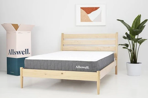 lot 1 image: Brand New The Allswell Brick Hybrid 12 Firm Queen Mattress