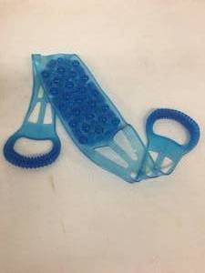 lot 63 image: Brand New Lot of NINE Dual Sided Silicone Back Scrubbers