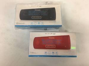 lot 127 image: Brand New Lot of TWO Hype HY-177 Wireless Bluetooth Speakers