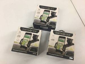 lot 153 image: Brand New Lot of THREE Samsonite Telescoping Phone Mounts
