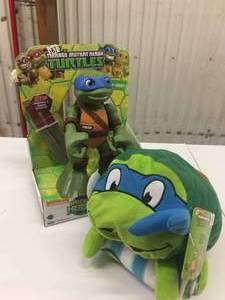 lot 187 image: Brand New Leonardo Ninja Turtle Toy Lot