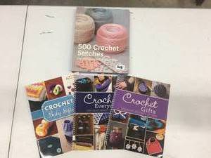lot 205 image: Brand New Variety Lot of FOUR Crochet Craft Books