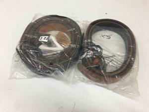 lot 221 image: Brand New Variety Lot of FIVE Gold Coast 42 Mens Leather Belts