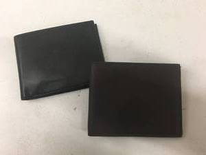 lot 229 image: Brand New Lot of FOUR Mens Lambskin Leather Wallets