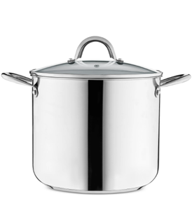 lot 4 image: Brand New Tools of the Trade 12-Qt. Stainless Steel Stockpot with Lid