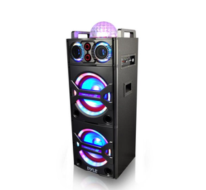 lot 100 image: Pyle Portable Bluetooth PA Speaker