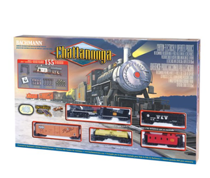 lot 163 image: Brand New Bachmann Trains Chattanooga HO Scale Electric Train Set