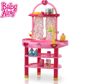 lot 165 image: Brand New Baby Alive Doll Cook N Care Playset