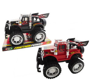 lot 177 image: Brand New Lot of TWO Friction 10.5 Monster Trucks