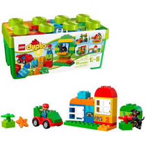 lot 188 image: Brand New LEGO DUPLO 65 Piece All-in-One-Box-of-Fun