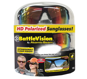 lot 238 image: Brand New Lot of SIX As Seen On TV Battle Vision Sunglasses