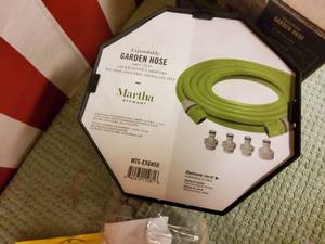 lot 94 image: Martha Stewart- garden hose, 50 ft, 12 in- NEW