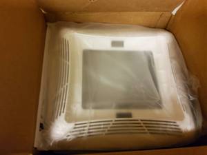 lot 89 image: Nutone 80 CFM ventilation fan with light, HB80RL